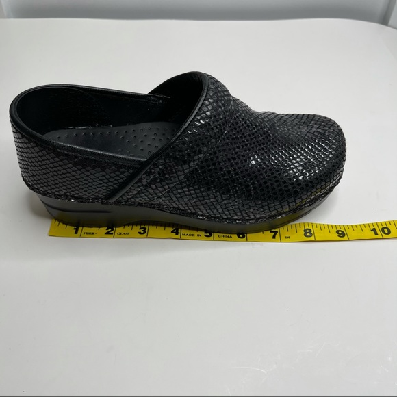 Sanita Snakeskin Textured Comfort Clogs Leather - Picture 7 of 7